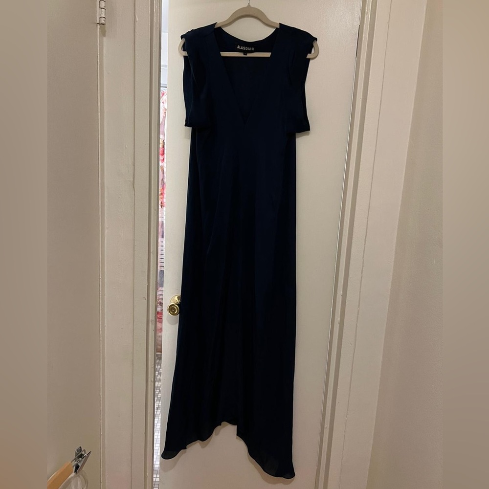Alasdair V Neck, long  Dress